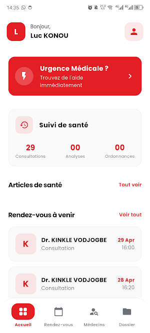 Doctagné Patient Screenshot 0