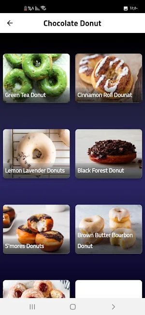 Donut recipes Screenshot 0