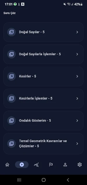 5.Sınıf Matematik Soru Çöz Screenshot 0