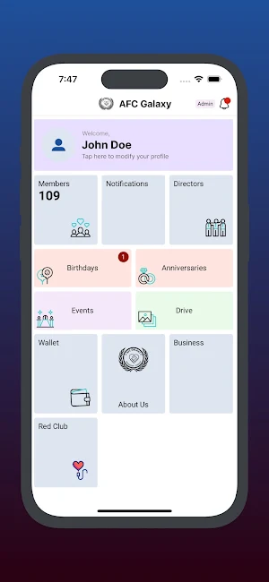 AFC Galaxy Screenshot 1