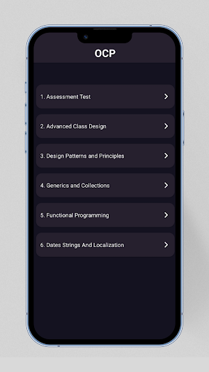OCA and OCP quizzes Screenshot 1