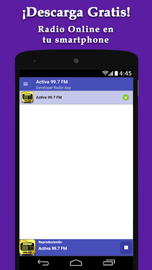 Radio Activa 99.7 FM - Radio Online Screenshot 1