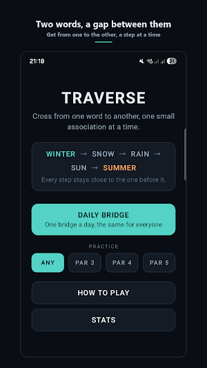 Traverse: Word Chain Screenshot 0