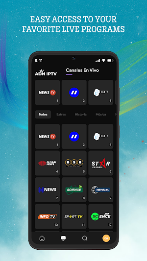 ADN IPTV Screenshot 1