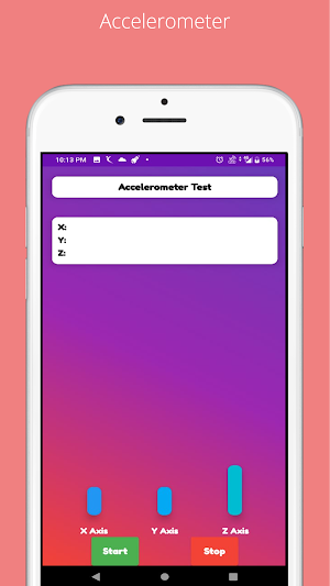 Sensor Test Screenshot 3