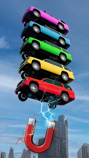 Beam Drive Colorful Car Crash Screenshot 1