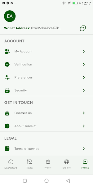 Toronet - Mobile Wallet Screenshot 3