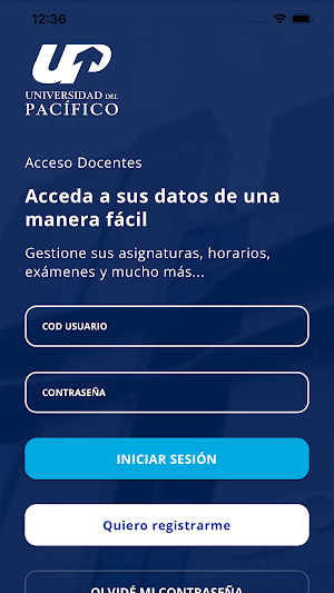 Docentes UP Screenshot 0