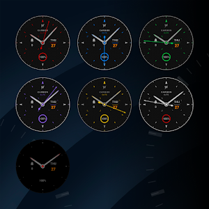 Carbon Fiber Watch Face Screenshot 2