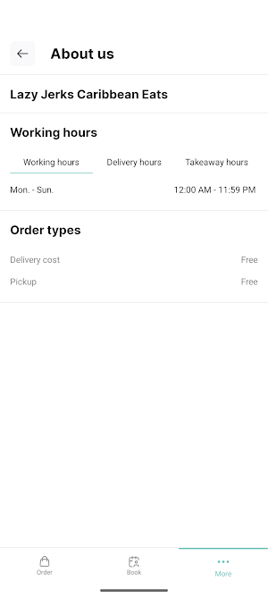 Lazy jerk Caribbean eats Screenshot 1