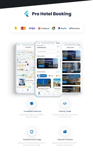Flutter Pro Hotel Booking apps Screenshot 0