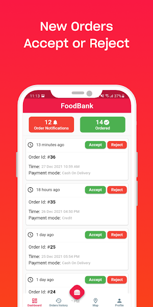 FoodBank DeliveryBoy Screenshot 2