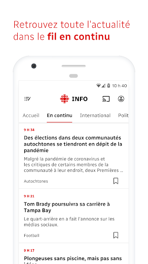 Radio-Canada Info Screenshot 3