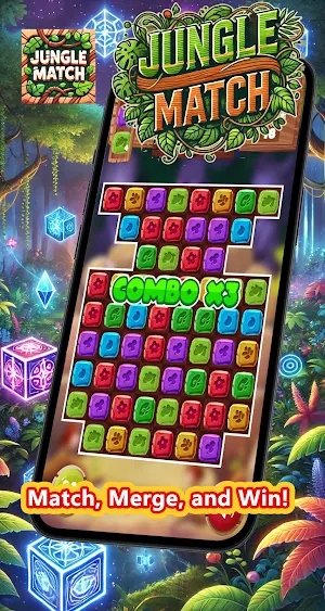 Safari Sparkle: Jungle Match Screenshot 2