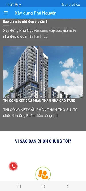 Công ty Xây Dựng Phú Nguyễn Screenshot 3