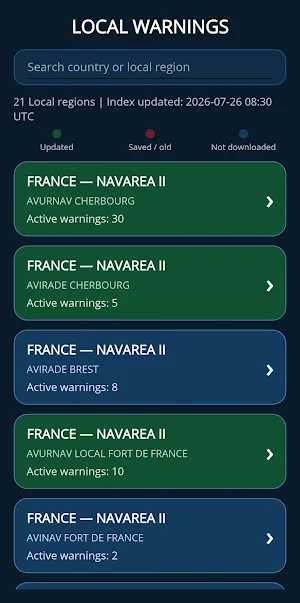 MaritimeHub Maritime Warnings Screenshot 3