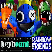 keyboard theme bow rain friend