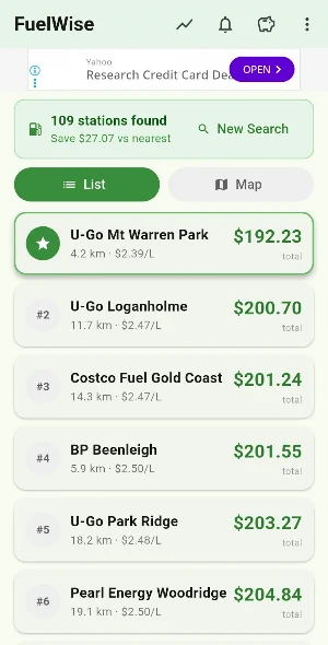 FuelWise Screenshot 3