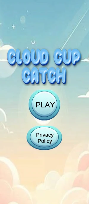 Cloud Cup Catch Screenshot 0