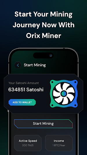 Orix Miner - Rent Coin Miners Screenshot 2