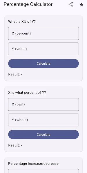 Percentage Calculator :Adolime Screenshot 0