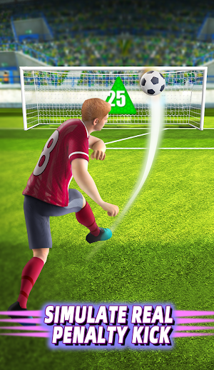 Penalty shootout:Football game Screenshot 1
