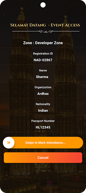 Selamat Datang – Event Access Screenshot 3