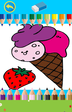 Coloring Book for kids : Food Screenshot 3