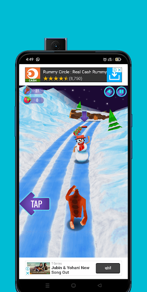Running yeti sensation Screenshot 0