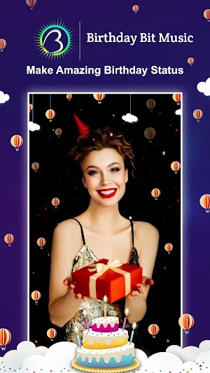 Birthday Song Bit : Birthday Video Maker With Name Screenshot 2