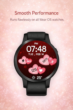Animated Valentine WatchFace Screenshot 3
