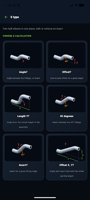 XPipe Pro: Pipefitter Calc Screenshot 2