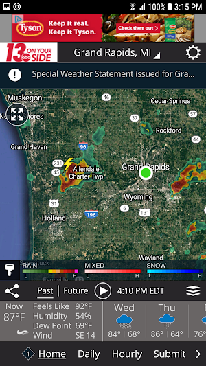 WZZM 13 Weather Screenshot 0
