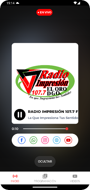 Radio Impresión 107.7 FM Screenshot 2