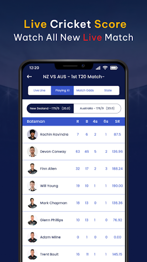 Live Cricket Score 2024 Screenshot 1