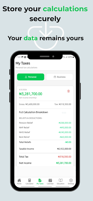 TaxNaija: Tax Calculator Screenshot 3