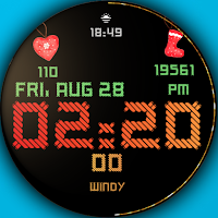 Yarn Digital Watch Face