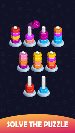 Nuts & Bolts Puzzle Screw Sort Screenshot 2