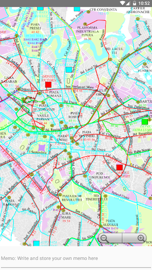Bucharest Metro Bus Tour Map Screenshot 2