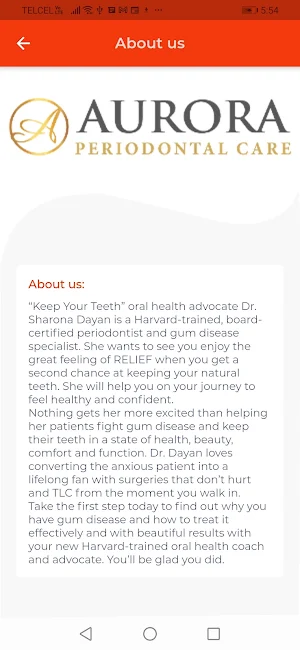 Aurora Periodontal Care Screenshot 2