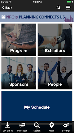 APA National Events Screenshot 3