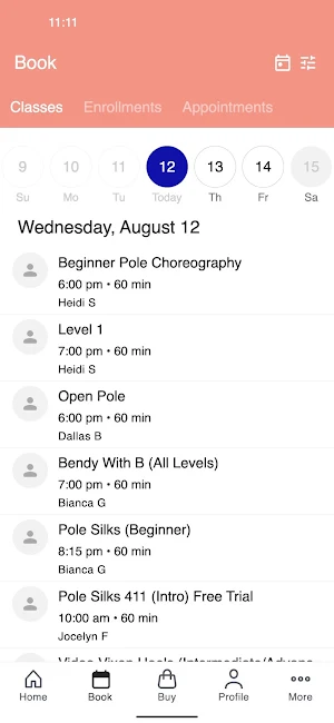 Legs Up Fitness & Aerial Arts Screenshot 1