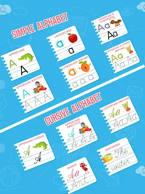 Kids Cursive Writing - Learn Cursive Handwriting Screenshot 1