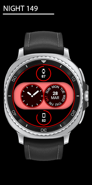 Night 149 - Analog Watch Face Screenshot 0