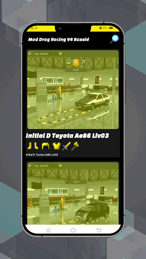 Mod Drag Racing V4 Bussid Screenshot 2