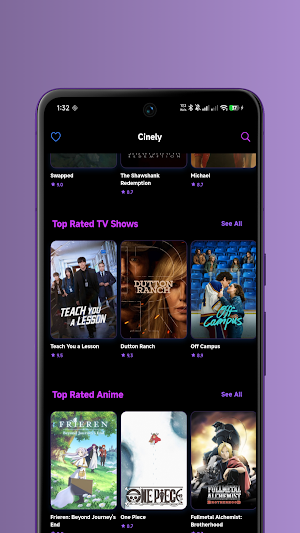Cinely: Movies & TV Screenshot 3