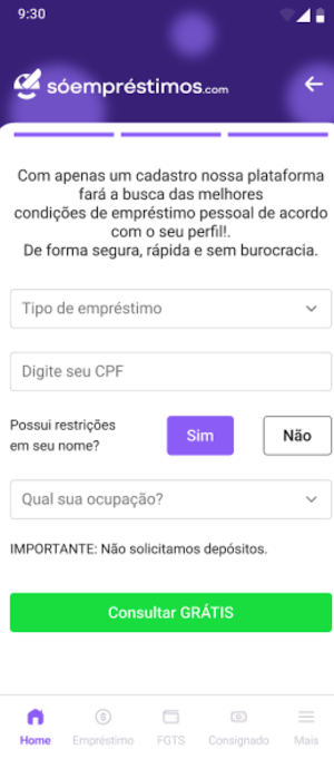 Só Empréstimos Screenshot 2