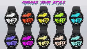 Colorful Digital Watch Face Screenshot 0