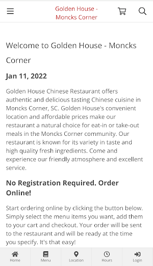 Golden House - Moncks Corner Screenshot 0