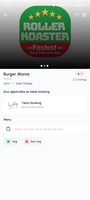 RollerKoaster : Food Delivery Screenshot 2